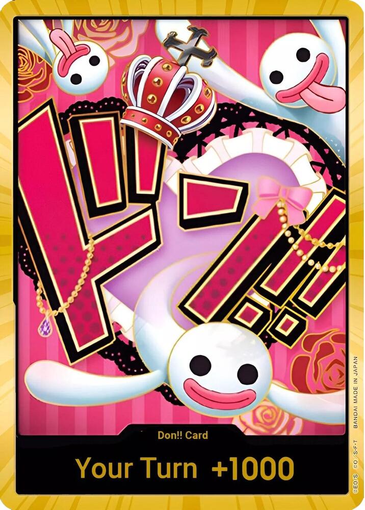 DON!! Card (Perona) Gold – Premium Booster - The Best | One Piece TCG