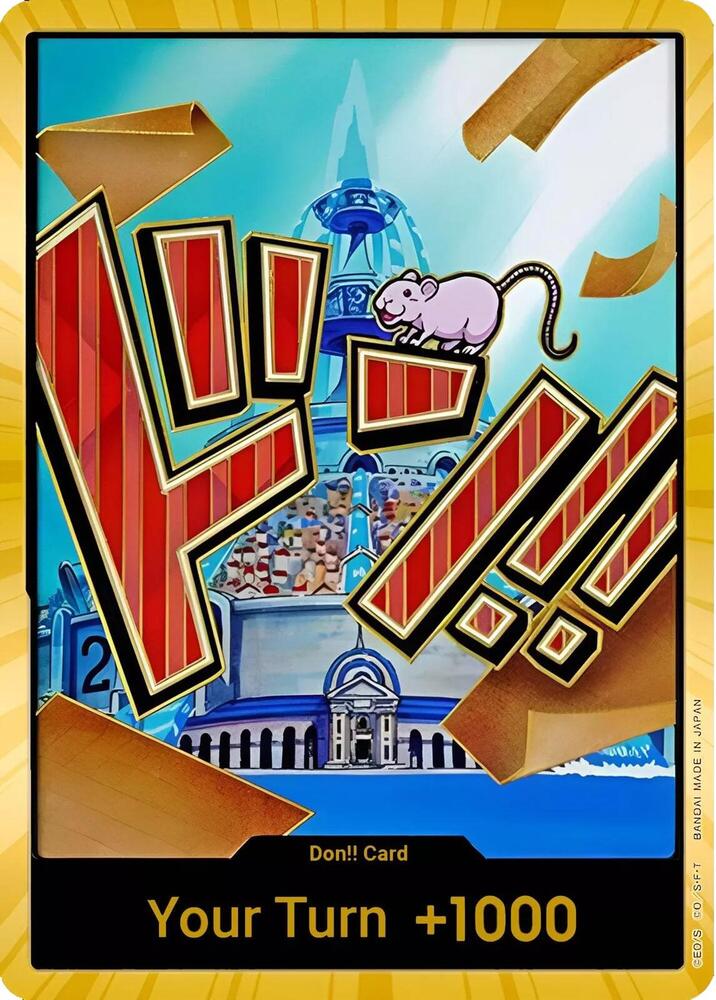 DON!! Card (Iceberg) Gold – Premium Booster - The Best | One Piece TCG