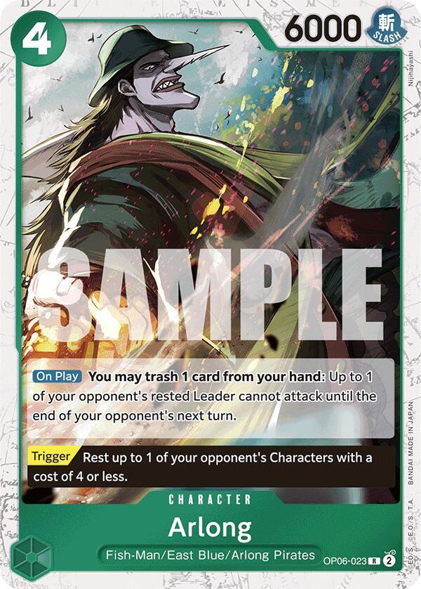 Arlong Jolly Roger Foil OP06-023 – Premium Booster - The Best | One Piece TCG