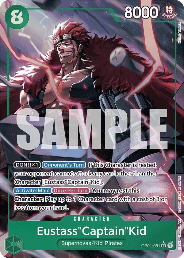 Eustass"Captain"Kid Alternate Art OP01-051 – Premium Booster - The Best | One Piece TCG
