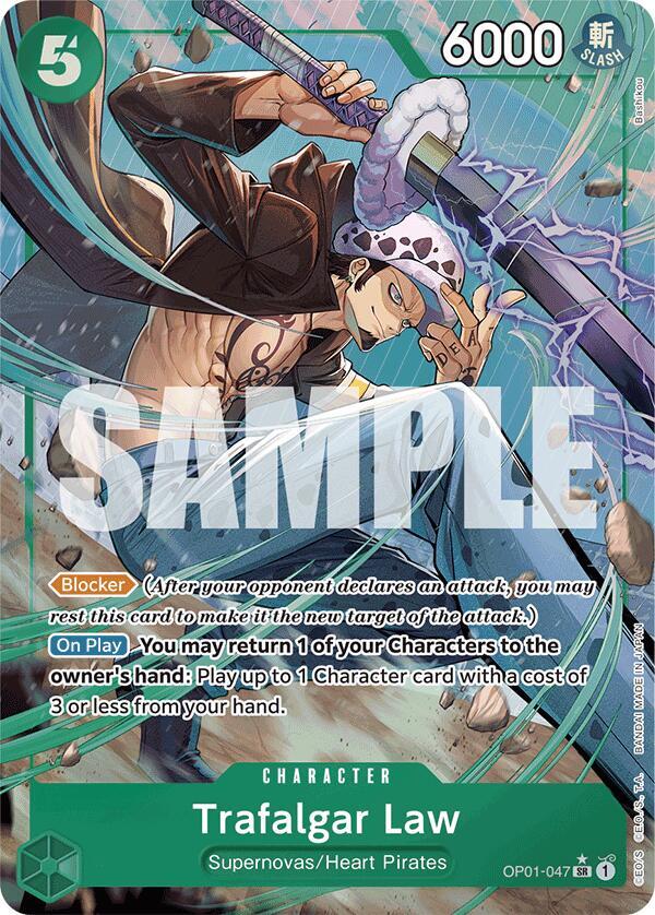 Trafalgar Law Alternate Art OP01-047 – Premium Booster - The Best | One Piece TCG