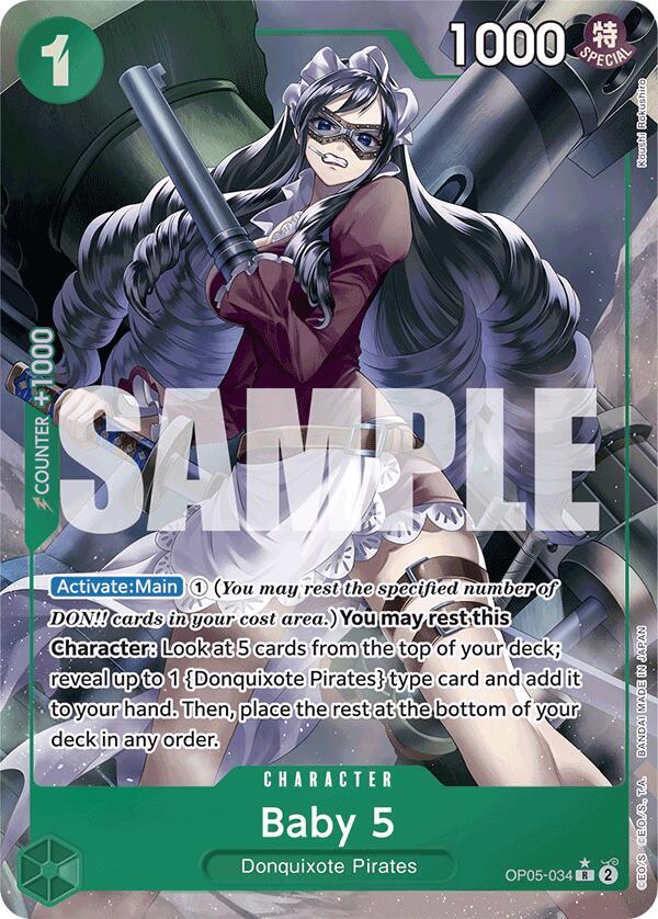 Baby 5 (Full Art) OP05-034 – Premium Booster - The Best | One Piece TCG
