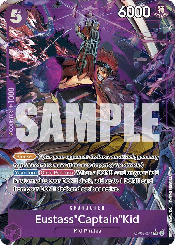 Eustass"Captain"Kid Alternate Art OP05-074 – Premium Booster - The Best | One Piece TCG