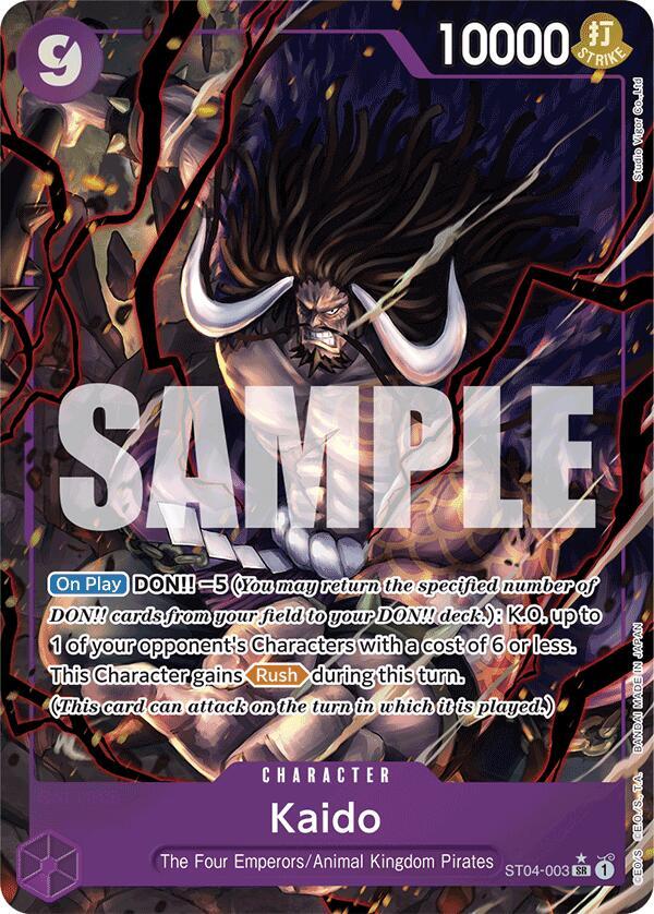 Kaido Alternate Art ST04-003 – Premium Booster - The Best | One Piece TCG