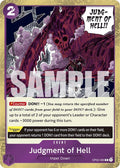 Judgment of Hell Jolly Roger Foil OP02-089 – Premium Booster - The Best | One Piece TCG