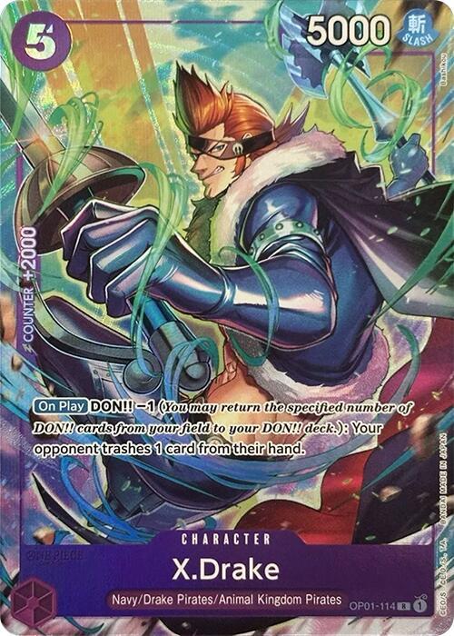 X.Drake Premium Card Collection -Best Selection Vol. 2- OP01-114 | One Piece TCG