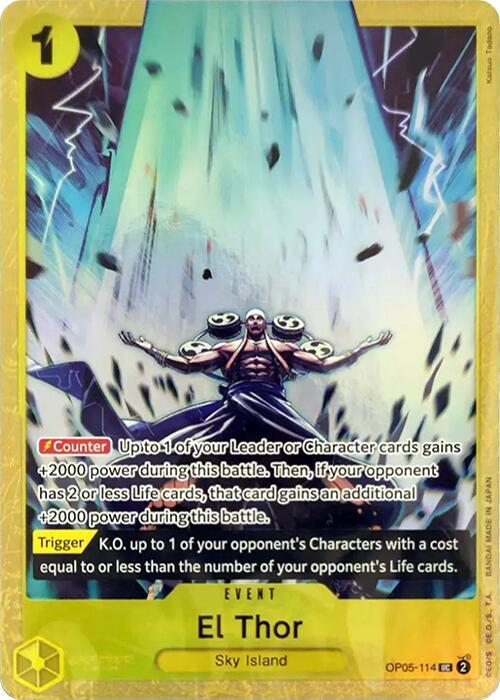 El Thor Premium Card Collection -Best Selection Vol. 2- OP05-114 | One Piece TCG
