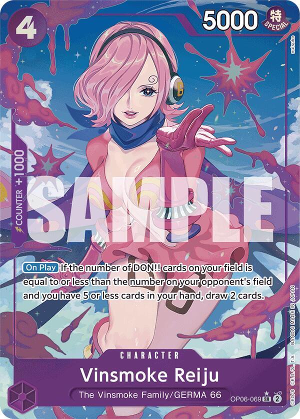 Vinsmoke Reiju Alternate Art OP06-069 – Premium Booster - The Best | One Piece TCG