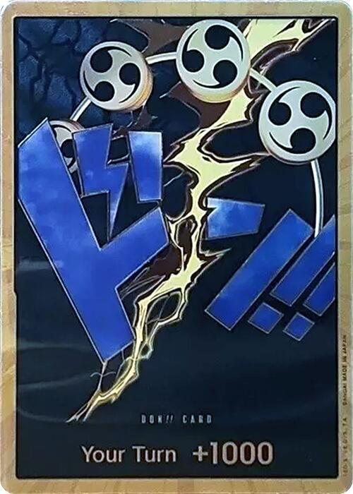 DON!! Card (Enel) Gold – Premium Booster - The Best | One Piece TCG
