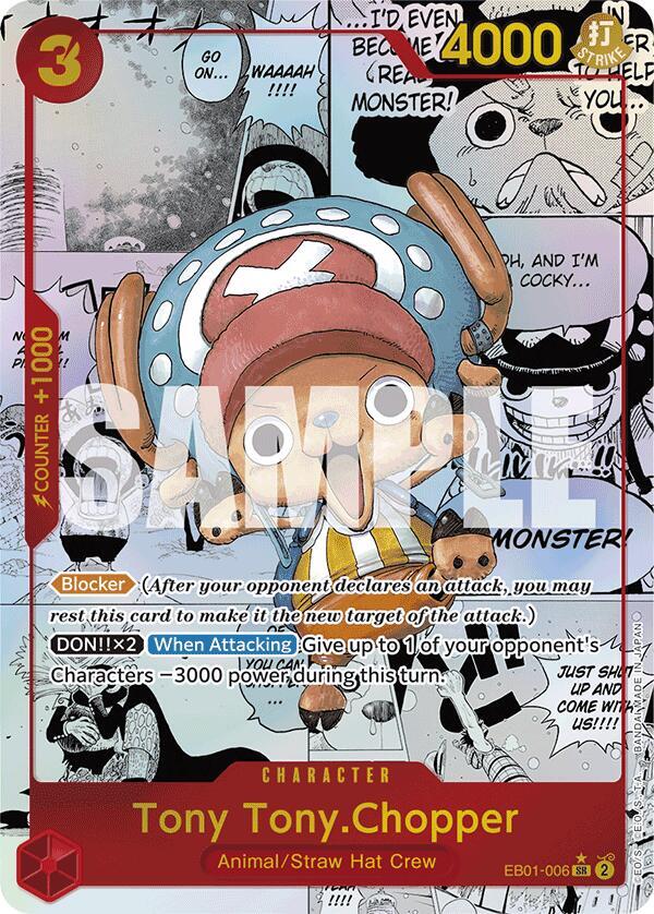 Tony Tony.Chopper Manga Rare EB01-006 – Premium Booster - The Best | One Piece TCG