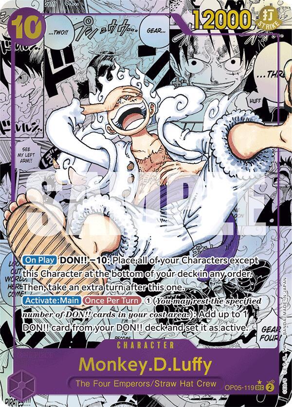 Monkey.D.Luffy Manga Rare OP05-119 – Premium Booster - The Best | One Piece TCG