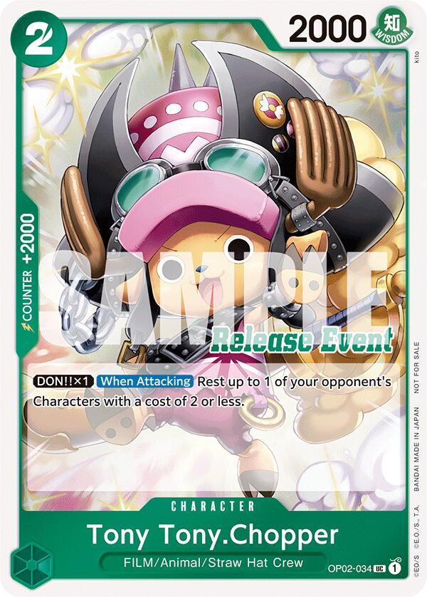 Tony Tony.Chopper ST15 - ST20 Release Event Winner Pack OP02-034 | One Piece TCG