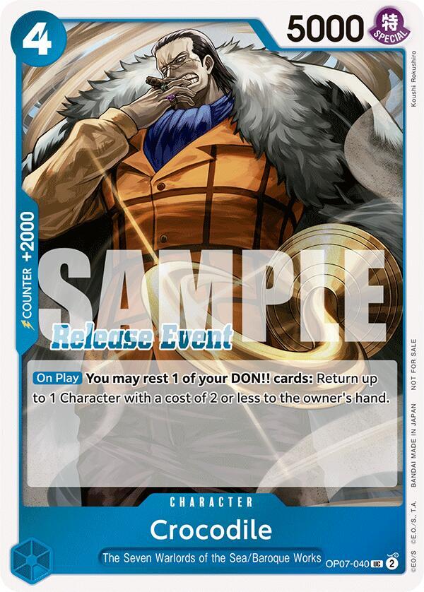 Crocodile ST15 - ST20 Release Event Winner Pack OP07-040 | One Piece TCG
