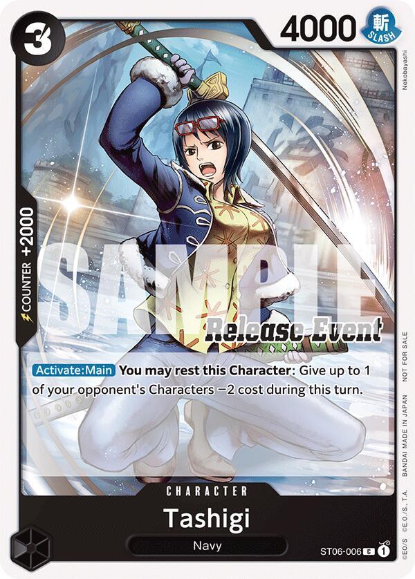 Tashigi ST15 - ST20 Release Event Pack ST06-006 | One Piece TCG