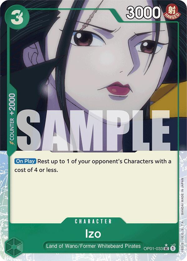 Izo (Full Art) OP01-033 – Premium Booster - The Best | One Piece TCG