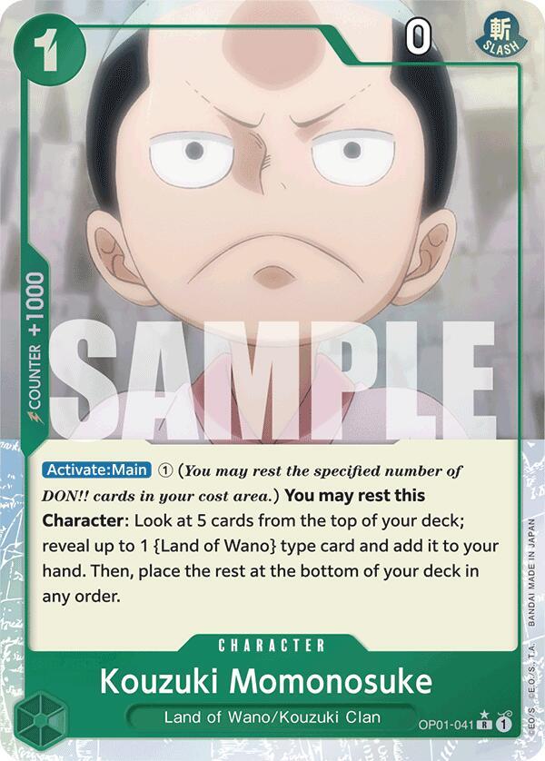 Kouzuki Momonosuke (Full Art) OP01-041 – Premium Booster - The Best | One Piece TCG