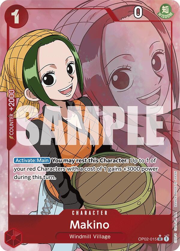 Makino (Full Art) OP02-015 – Premium Booster - The Best | One Piece TCG