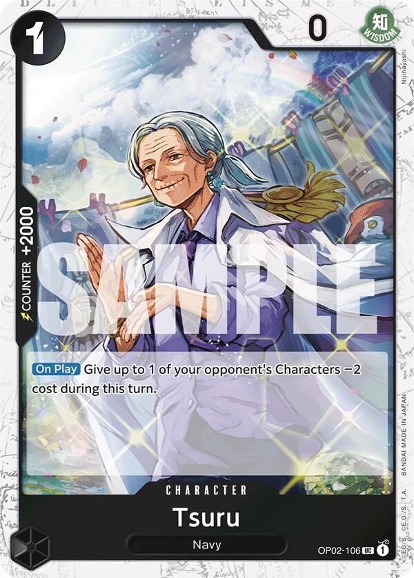 Tsuru Jolly Roger Foil OP02-106 – Premium Booster - The Best | One Piece TCG