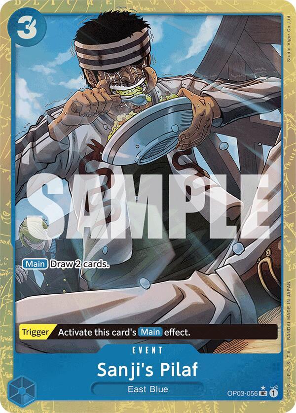 Sanji's Pilaf Alternate Art OP03-056 – Premium Booster - The Best | One Piece TCG