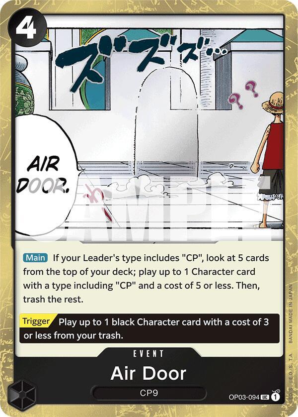 Air Door Jolly Roger Foil OP03-094 – Premium Booster - The Best | One Piece TCG