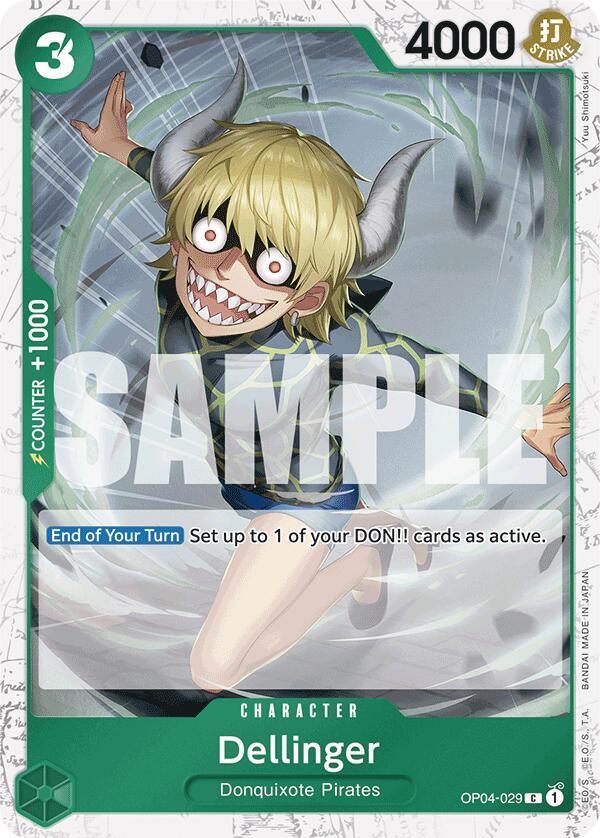 Dellinger Jolly Roger Foil OP04-029 – Premium Booster - The Best | One Piece TCG