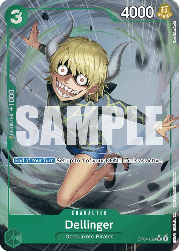 Dellinger (Full Art) OP04-029 – Premium Booster - The Best | One Piece TCG
