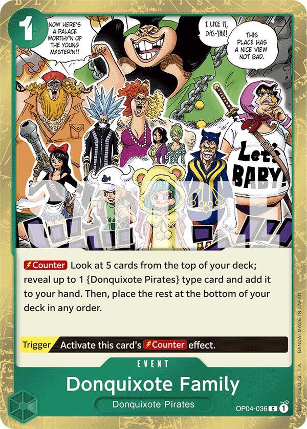 Donquixote Family Jolly Roger Foil OP04-036 – Premium Booster - The Best | One Piece TCG