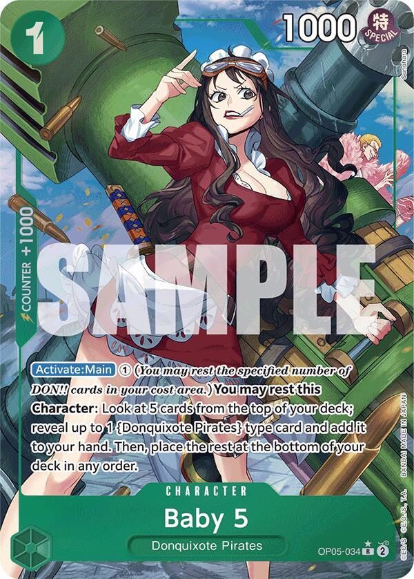 Baby 5 Alternate Art OP05-034 – Premium Booster - The Best | One Piece TCG