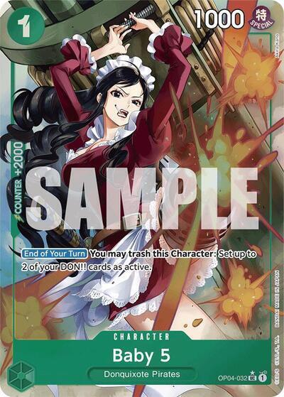 Baby 5 (Full Art) OP04-032 – Premium Booster - The Best | One Piece TCG
