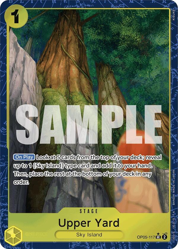 Upper Yard Alternate Art OP05-117 – Premium Booster - The Best | One Piece TCG