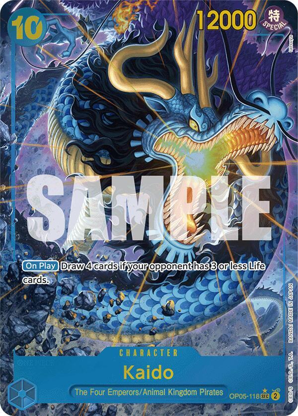 Kaido Alternate Art OP05-118 – Premium Booster - The Best | One Piece TCG