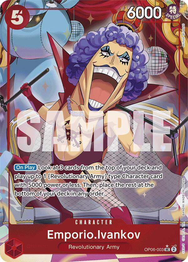 Emporio.Ivankov (Full Art) OP06-003 – Premium Booster - The Best | One Piece TCG