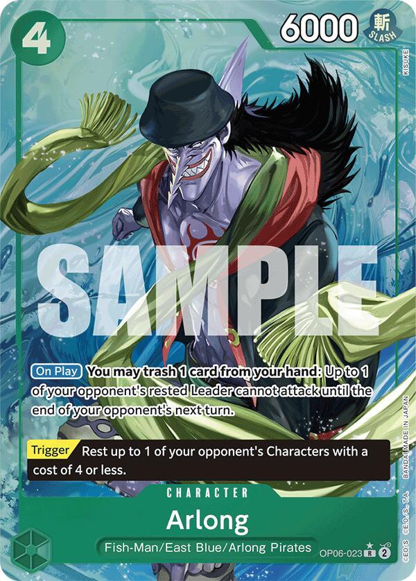 Arlong Alternate Art OP06-023 – Premium Booster - The Best | One Piece TCG