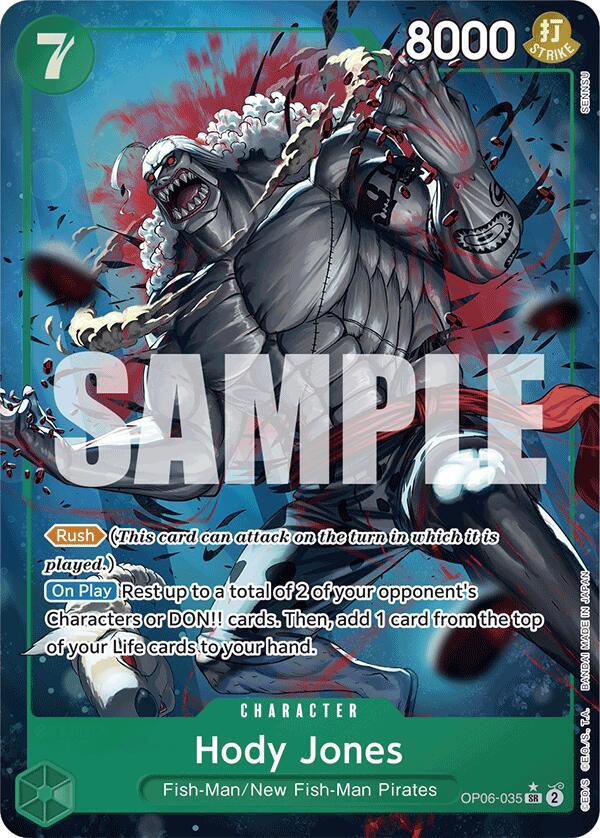 Hody Jones Alternate Art OP06-035 – Premium Booster - The Best | One Piece TCG