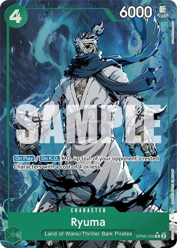 Ryuma Alternate Art OP06-036 – Premium Booster - The Best | One Piece TCG