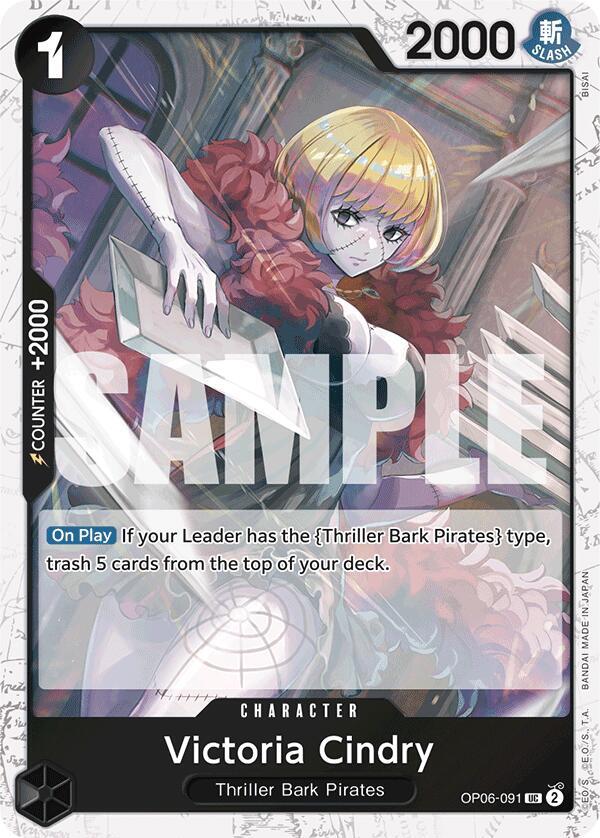Victoria Cindry Jolly Roger Foil OP06-091 – Premium Booster - The Best | One Piece TCG