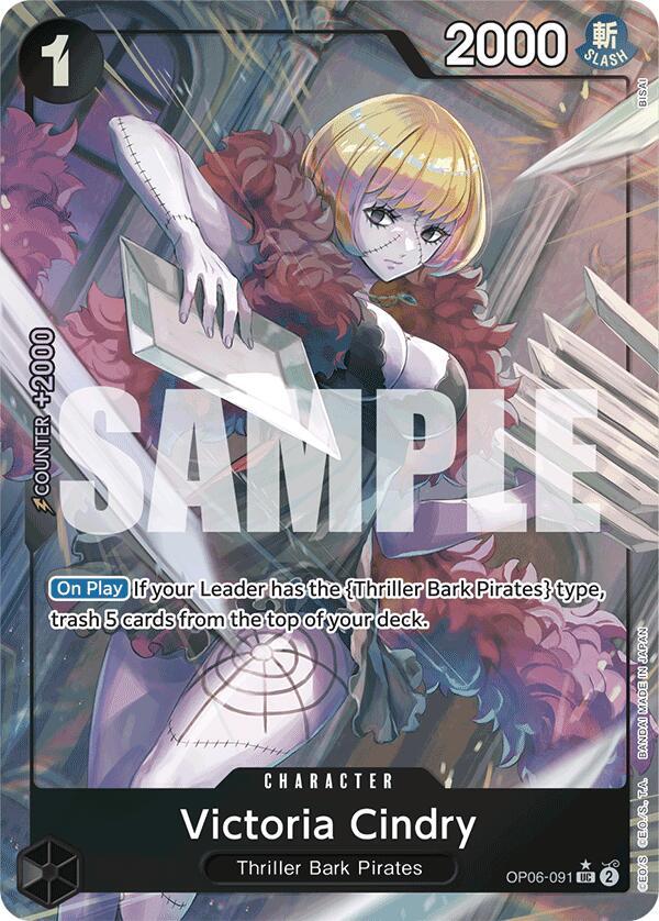 Victoria Cindry (Full Art) OP06-091 – Premium Booster - The Best | One Piece TCG