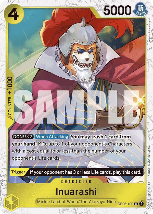 Inuarashi Jolly Roger Foil OP06-100 – Premium Booster - The Best | One Piece TCG