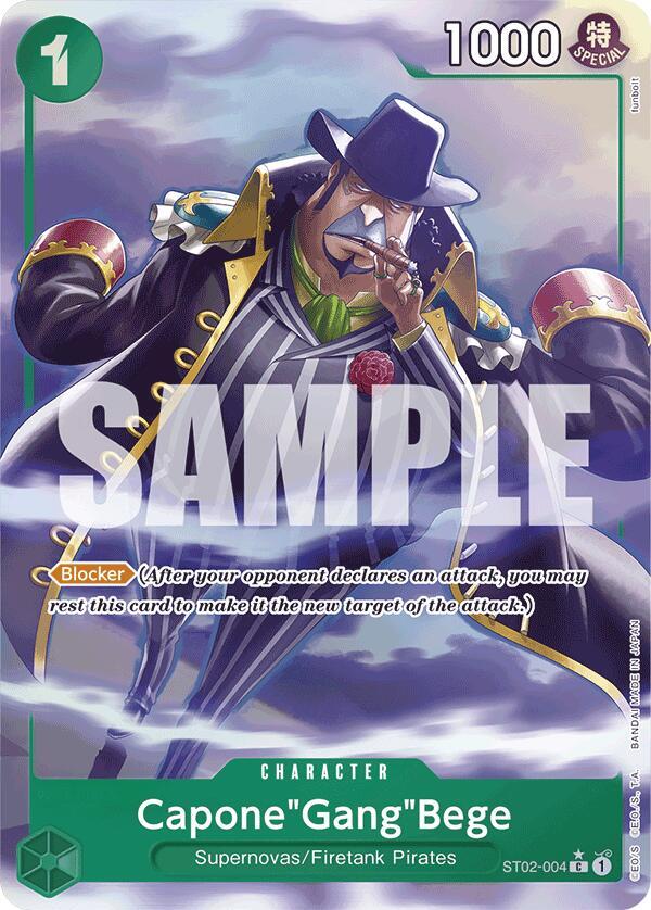 Capone"Gang"Bege Alternate Art ST02-004 – Premium Booster - The Best | One Piece TCG