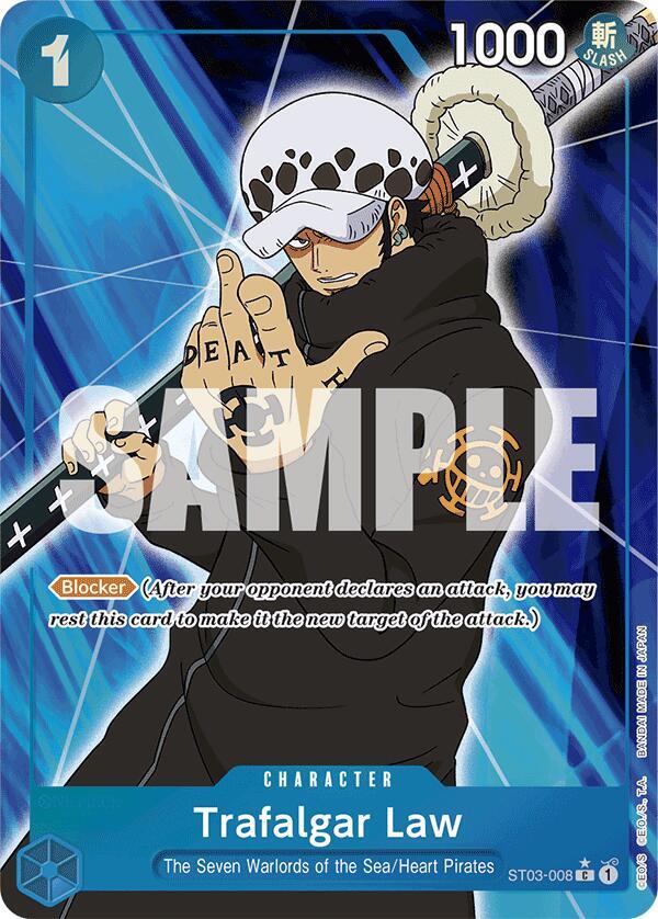 Trafalgar Law (Full Art) ST03-008 – Premium Booster - The Best | One Piece TCG