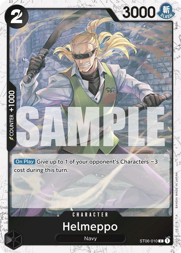 Helmeppo Jolly Roger Foil ST06-010 – Premium Booster - The Best | One Piece TCG