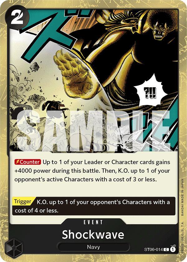 Shockwave Jolly Roger Foil ST06-014 – Premium Booster - The Best | One Piece TCG