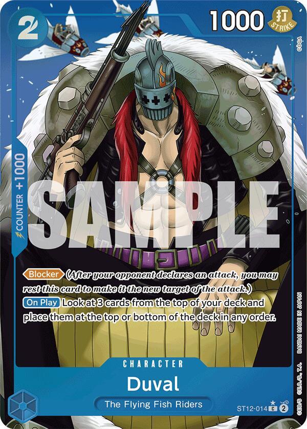 Duval (Full Art) ST12-014 – Premium Booster - The Best | One Piece TCG