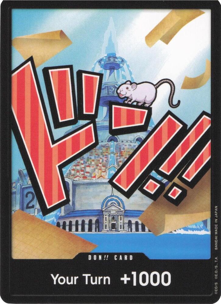 DON!! Card (Iceberg) – Premium Booster - The Best | One Piece TCG