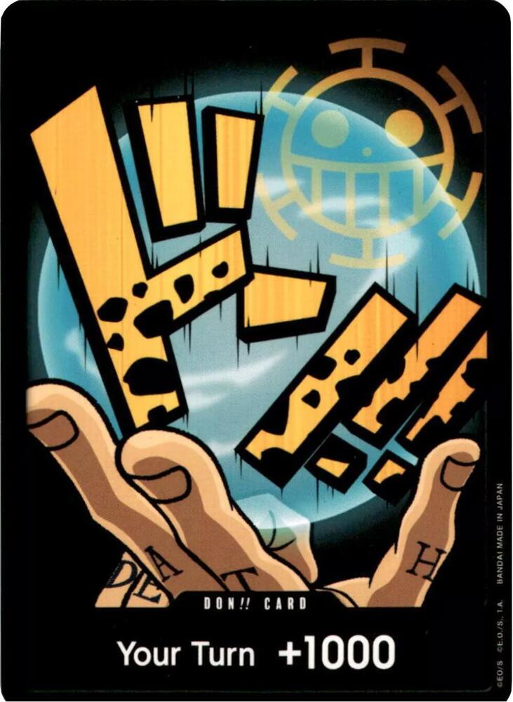 DON!! Card (Trafalgar Law) – Premium Booster - The Best | One Piece TCG