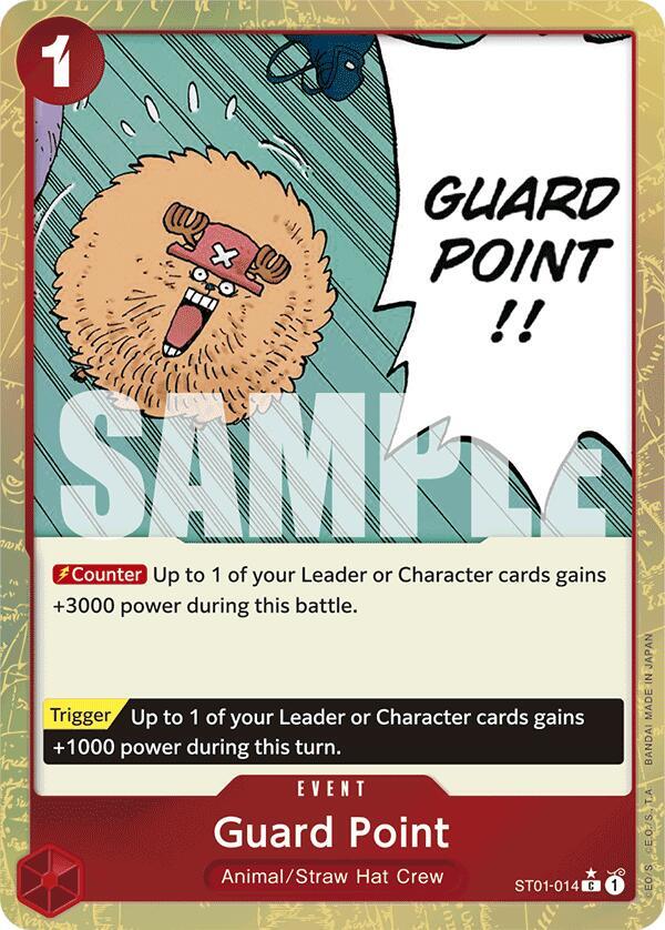 Guard Point Textured Foil ST01-014 – Premium Booster - The Best | One Piece TCG