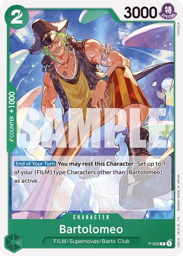Bartolomeo Reprint P-029 – Premium Booster - The Best | One Piece TCG