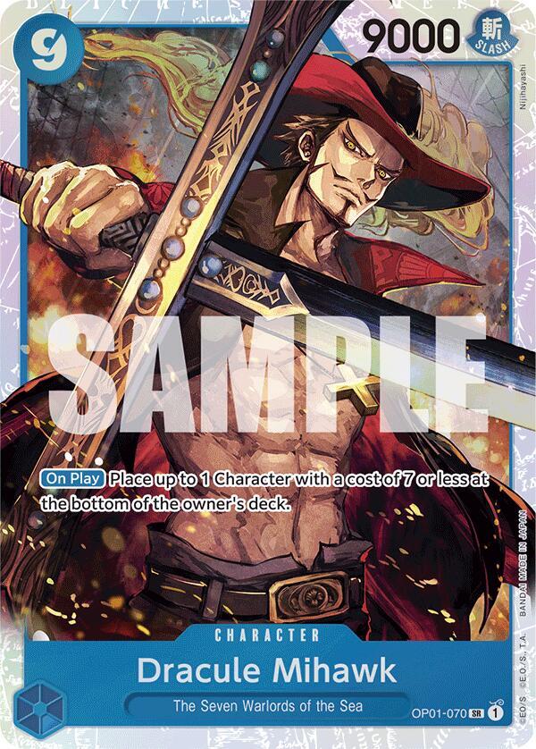 Dracule Mihawk Reprint OP01-070 – Premium Booster - The Best | One Piece TCG