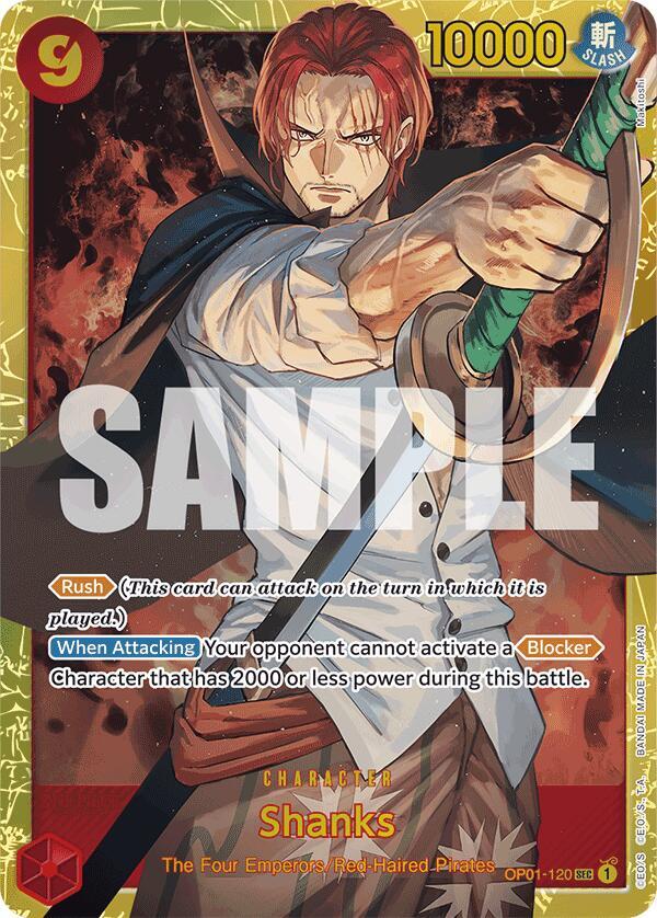 Shanks Reprint OP01-120 – Premium Booster - The Best | One Piece TCG
