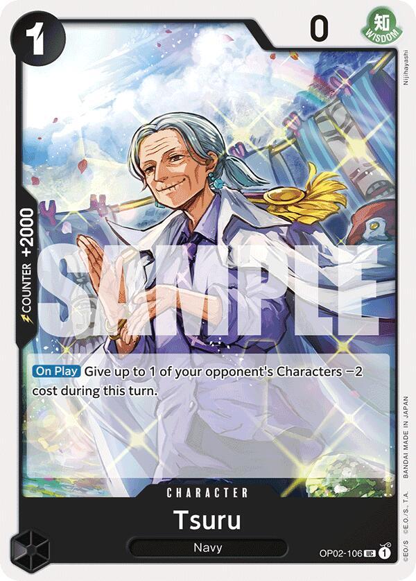 Tsuru Reprint OP02-106 – Premium Booster - The Best | One Piece TCG